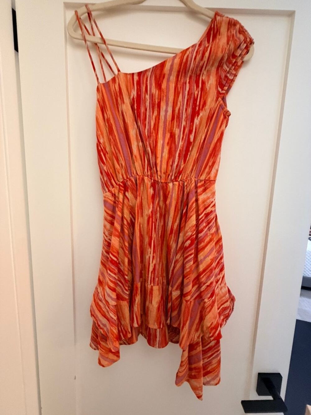Free People Orange Mini Dress - Size XS